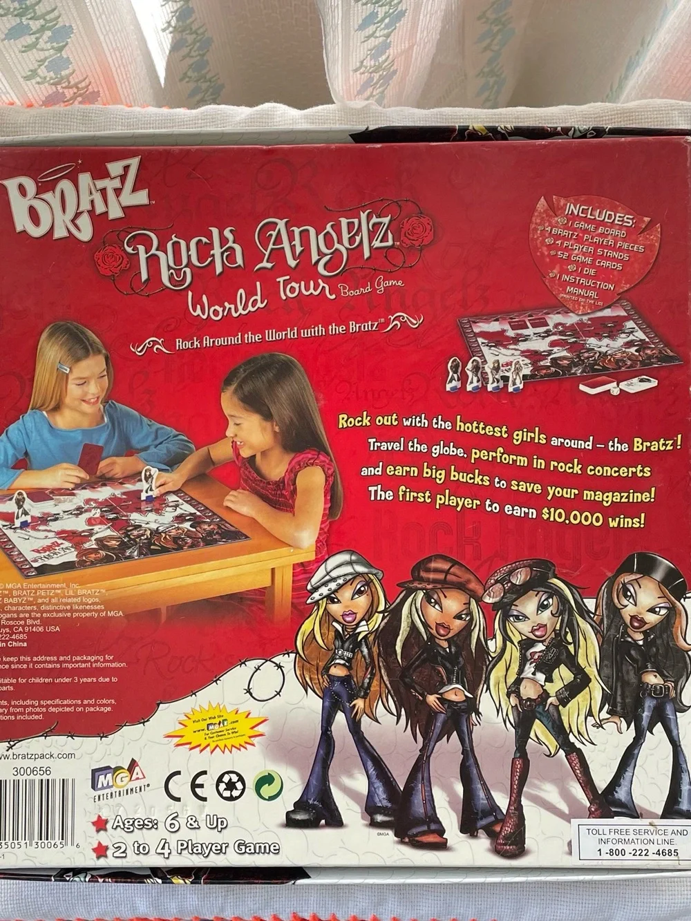 Bratz Rock Angelz World Tour Board Game